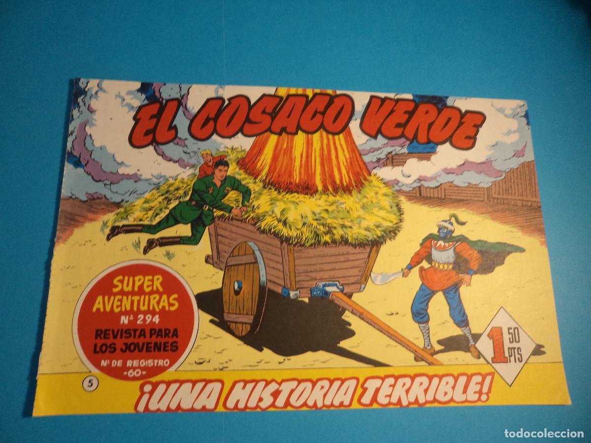 Tebeos: El cosaco verde. N&ordm; 5. Bruguera. Procede de encuadernacion. REEDICION.
