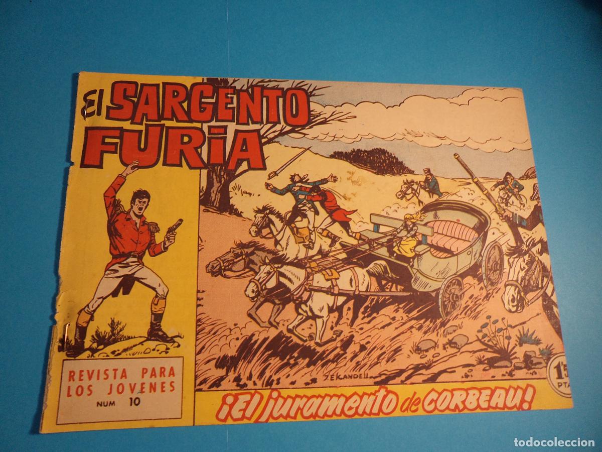 Tebeos: El Sargento Furia. N&ordm; 10. Bruguera. El de la foto. Procede de encuadernacion.