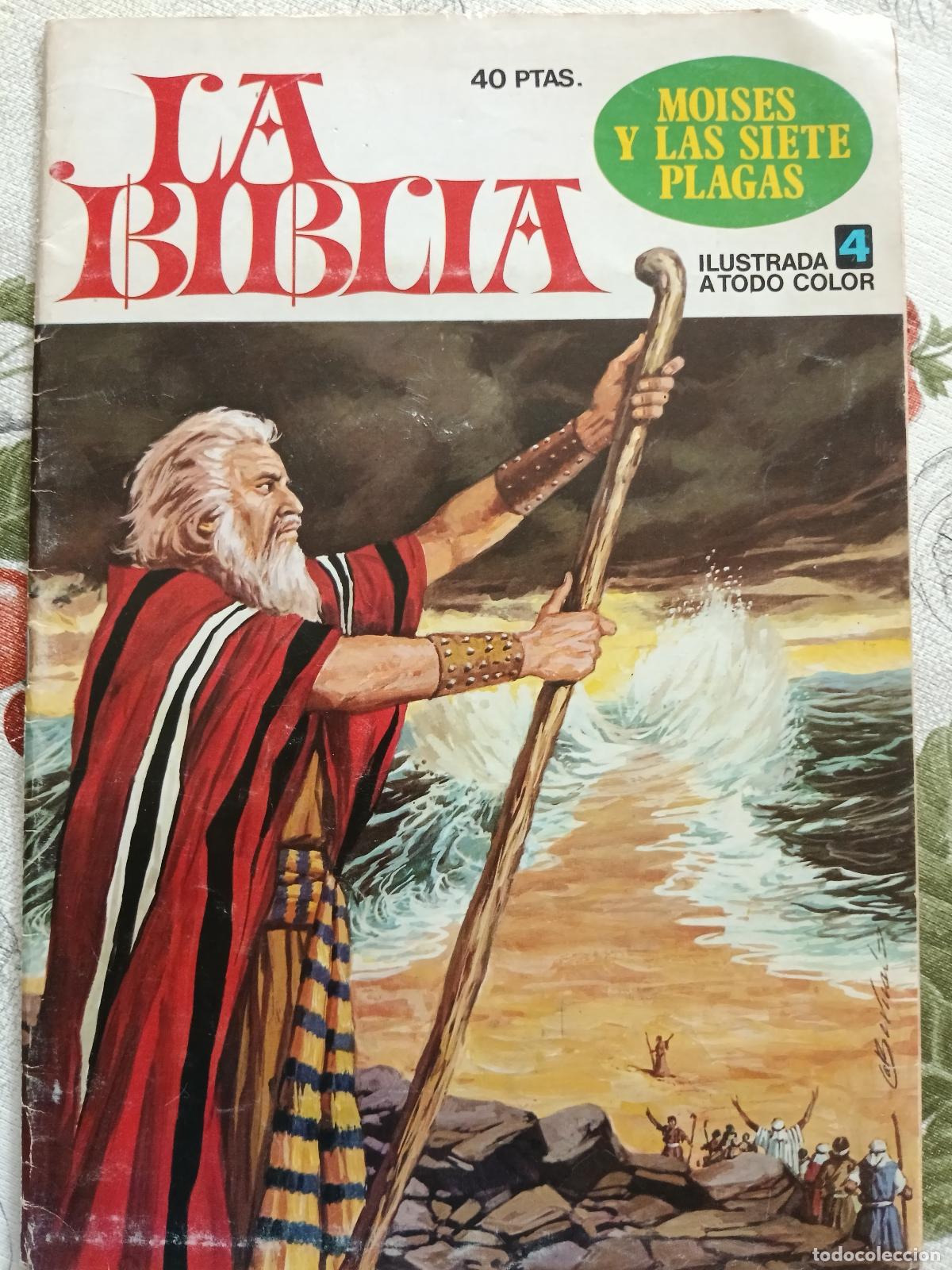 Tebeos: La Biblia n&ordm; 4 - Mois&eacute;s y las siete plagas - Bruguera