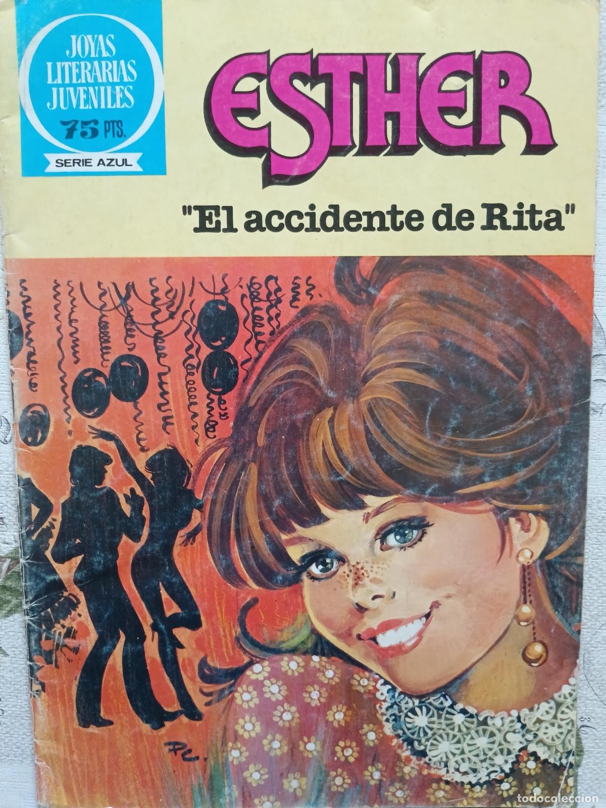 Tebeos: Esther n&ordm; 84 - El accidente de Rita - Serie Azul