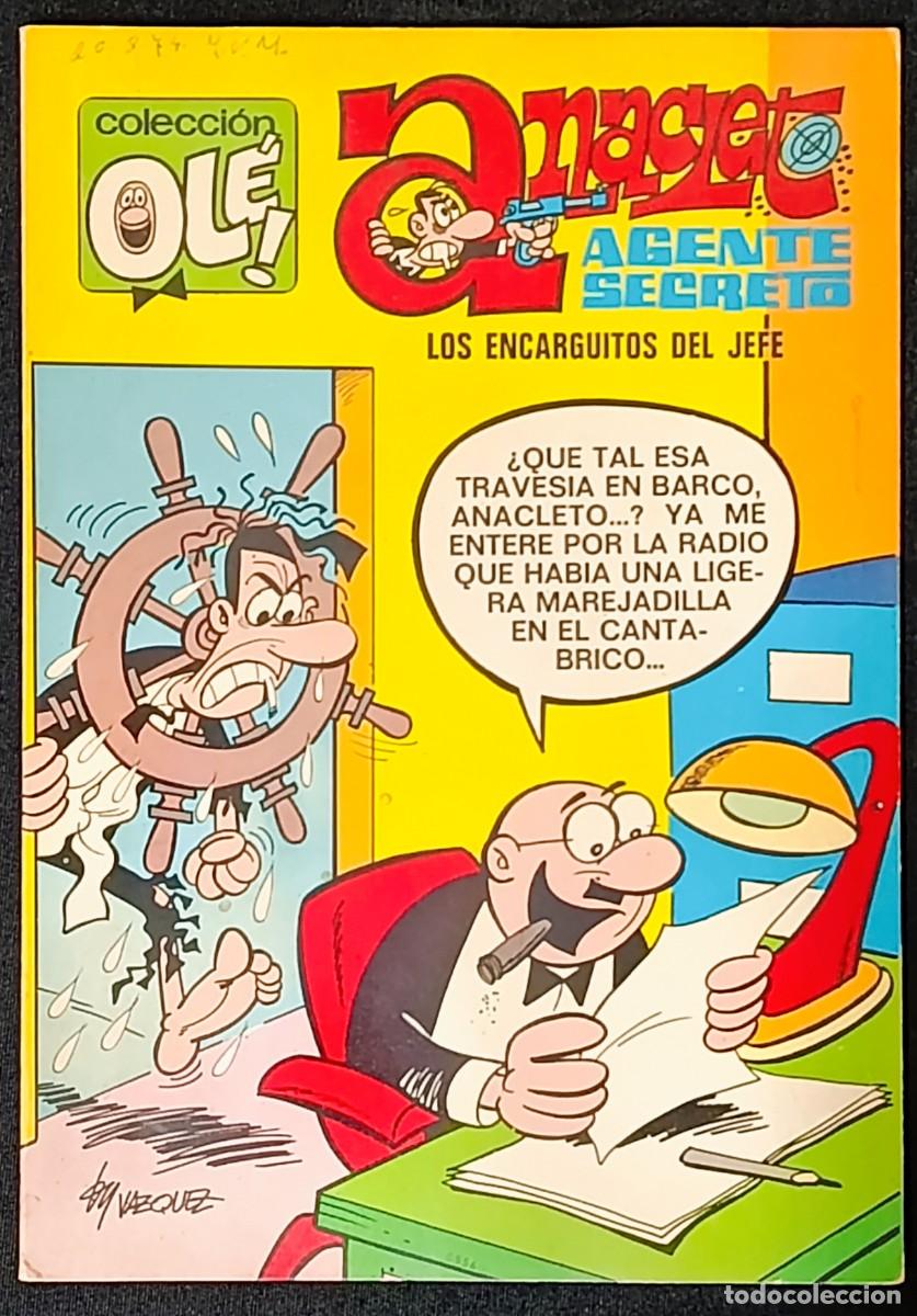 Tebeos: COLECCI&Oacute;N OLE, ANACLETO AGENTE SECRETO, 1&ordm; EDICION, BRUGERA, A&Ntilde;O 1971, BUEN ESTADO.