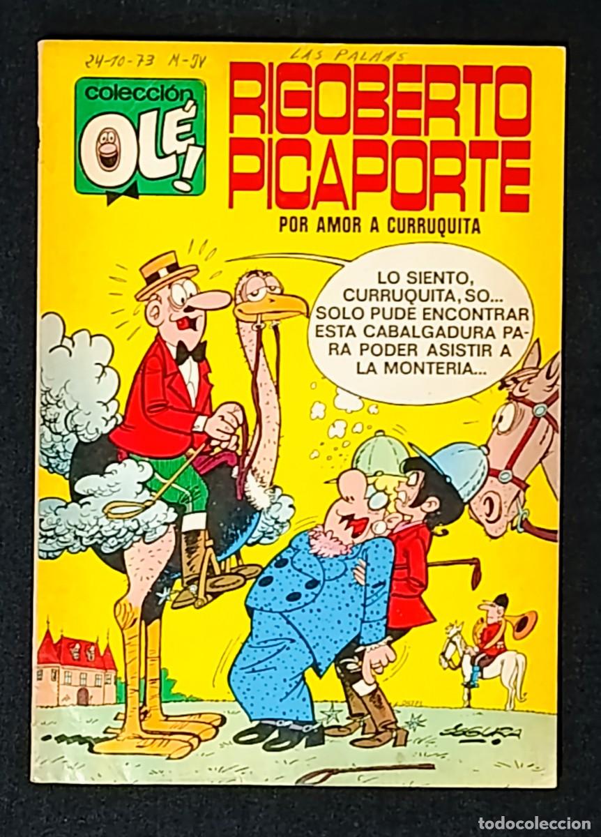 Tebeos: RIGOBERTO PICAPORTE POR AMOR A CURRUQUITA. COLECCION OLE N&ordm; 34 BRUGUERA 1971 1&ordf; EDICION