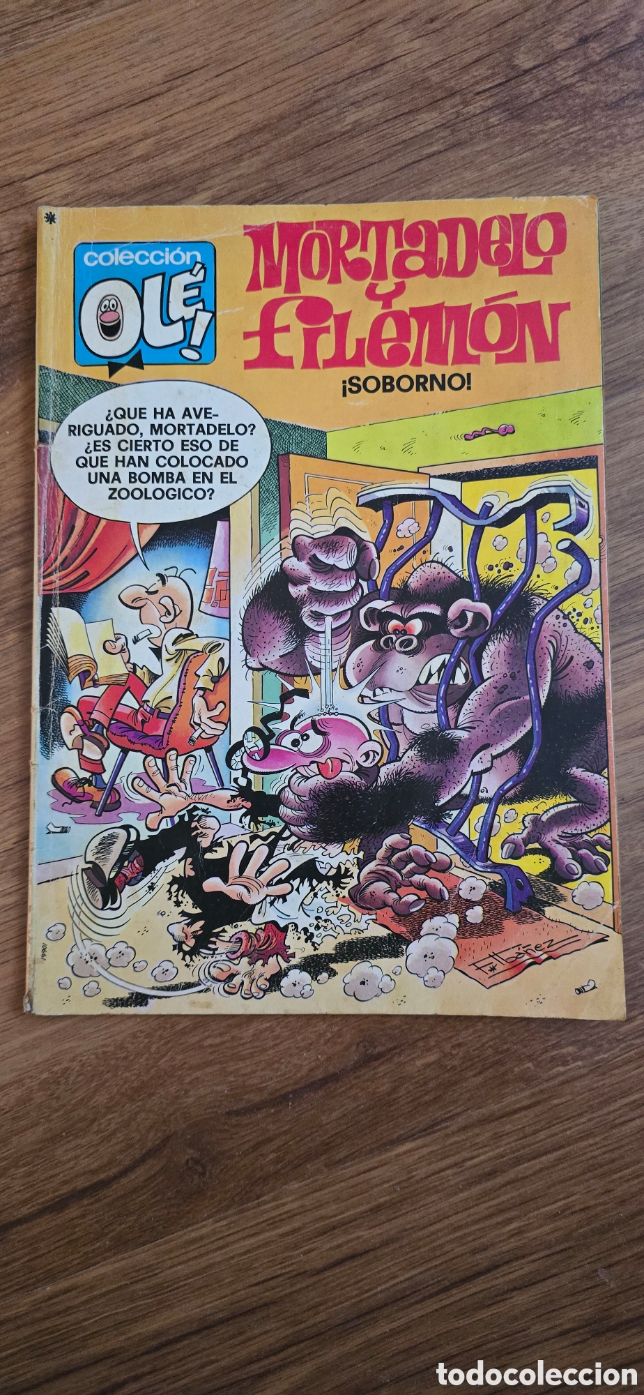 BDs: OL&Eacute; N&ordm; 141 MORTADELO Y FILEMON.Soborno! BRUGUERA 1&ordf; EDICI&Oacute;N