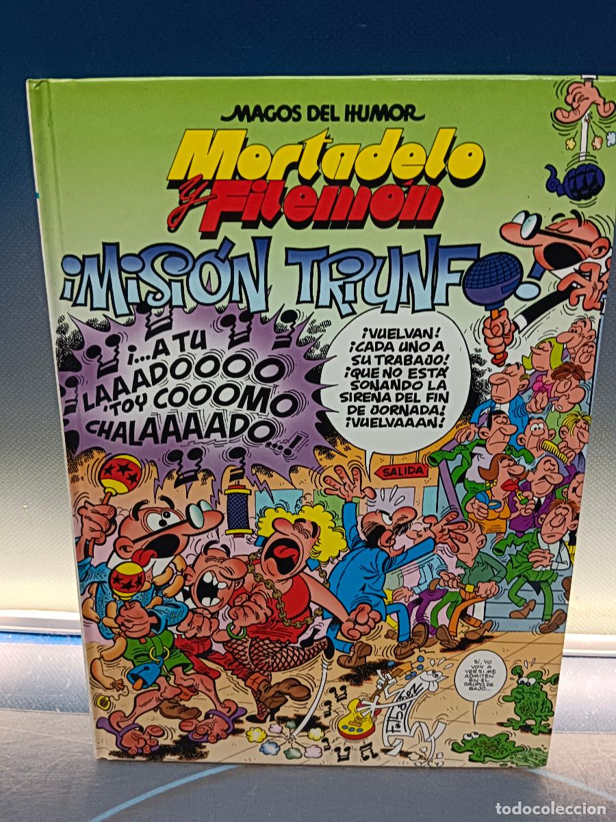 Tebeos: tapa dura, MORTADELO Y FILEMON N&ordm; 91 MISION TRIUNFO, MAGOS DEL HUMOR