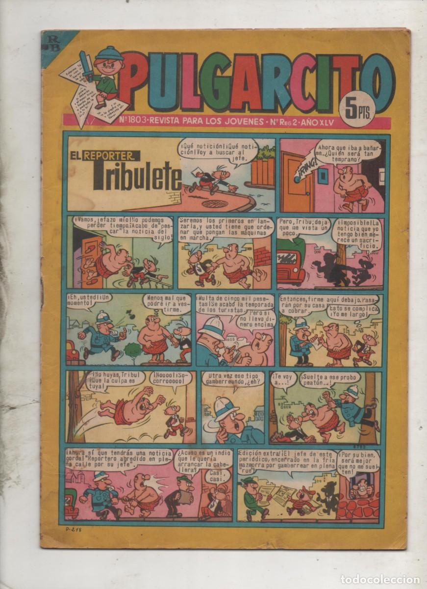 Tebeos: PULGARCITO N&ordm; 1803 -BRUGUERA