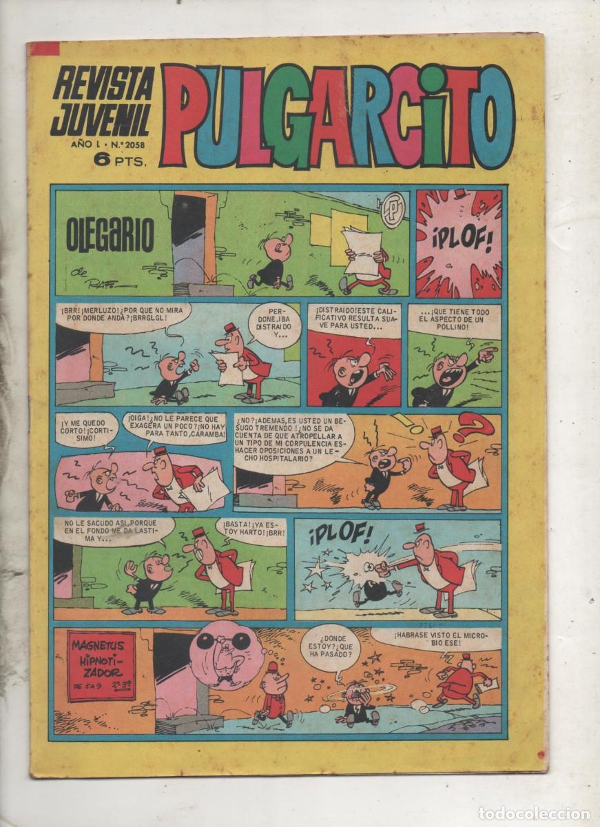 Tebeos: PULGARCITO N&ordm; 2058 -BRUGUERA