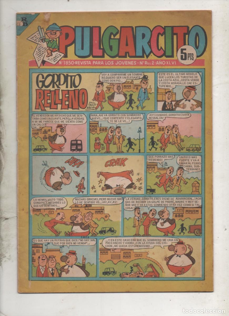 Tebeos: PULGARCITO N&ordm; 1850 -BRUGUERA