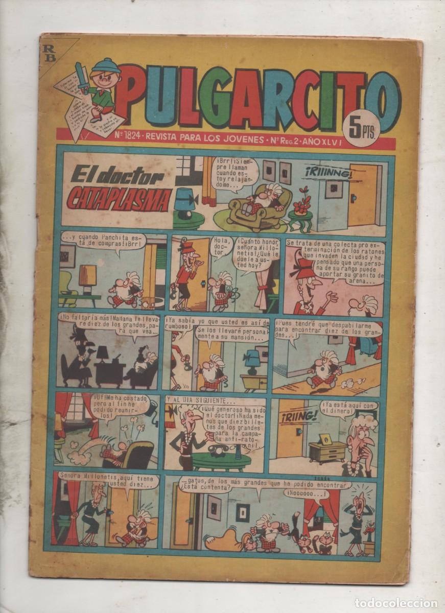Tebeos: PULGARCITO N&ordm; 1824 -BRUGUERA