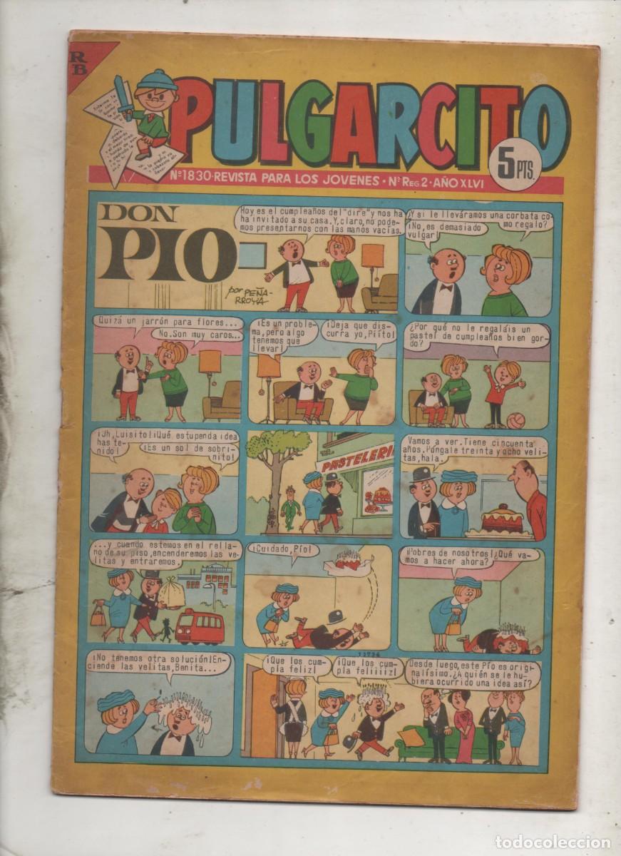 Tebeos: PULGARCITO N&ordm; 1830 -BRUGUERA
