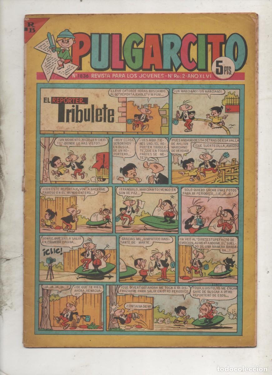 Tebeos: PULGARCITO N&ordm; 1836 -BRUGUERA