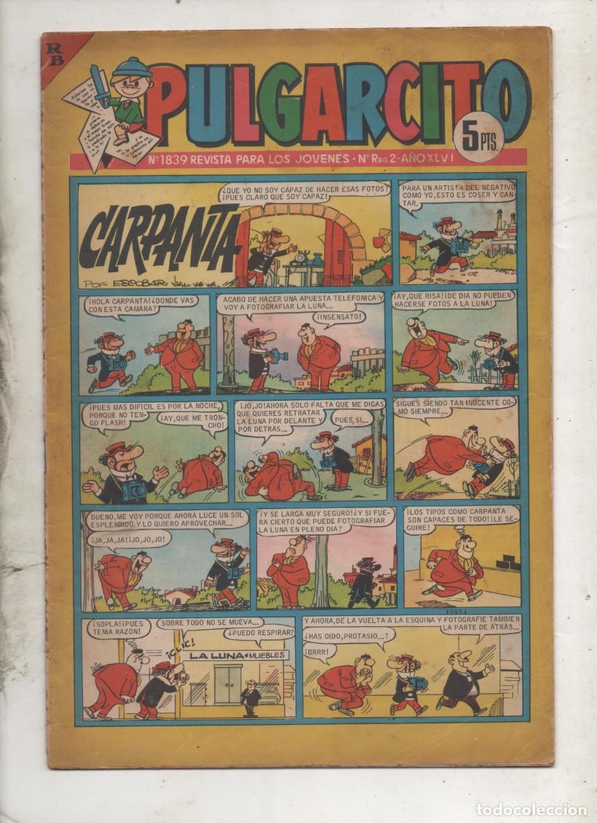 Tebeos: PULGARCITO N&ordm; 1839 -BRUGUERA