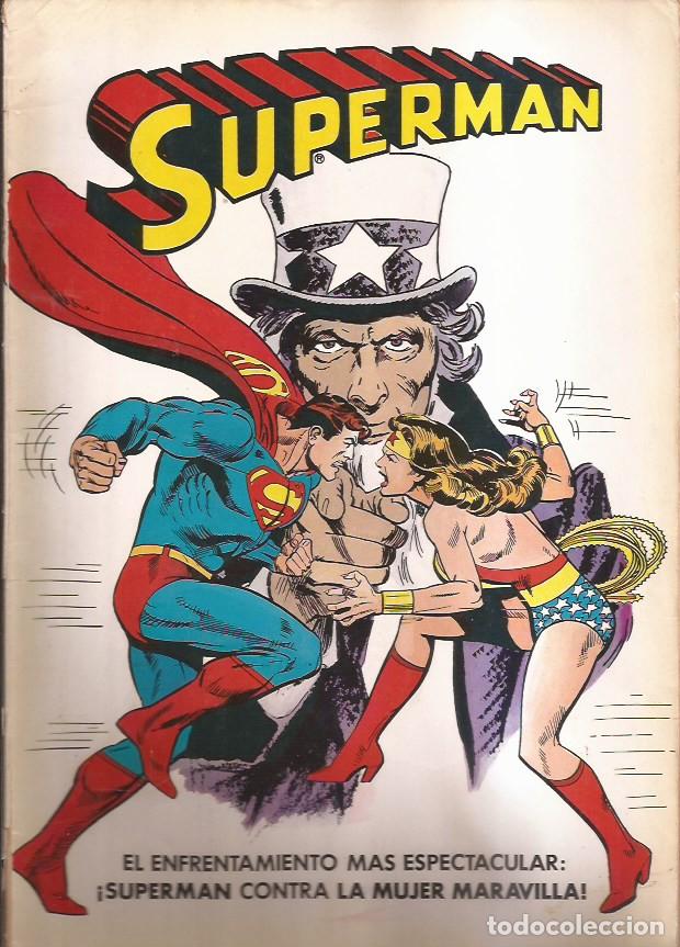 Tebeos: C&Oacute;MIC SUPERMAN CONTRA LA MUJER MARAVILLA BRUGUERA
