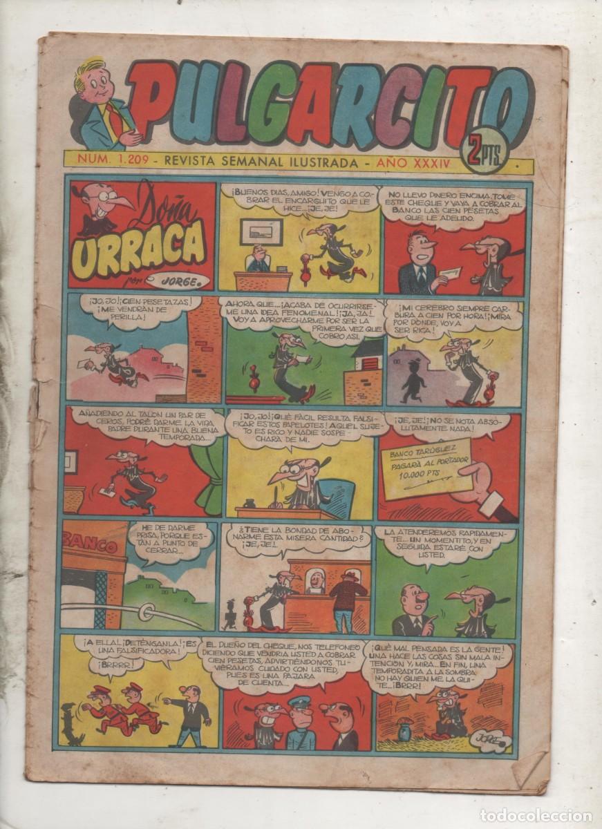 Tebeos: PULGARCITO N&ordm; 1209 -BRUGUERA