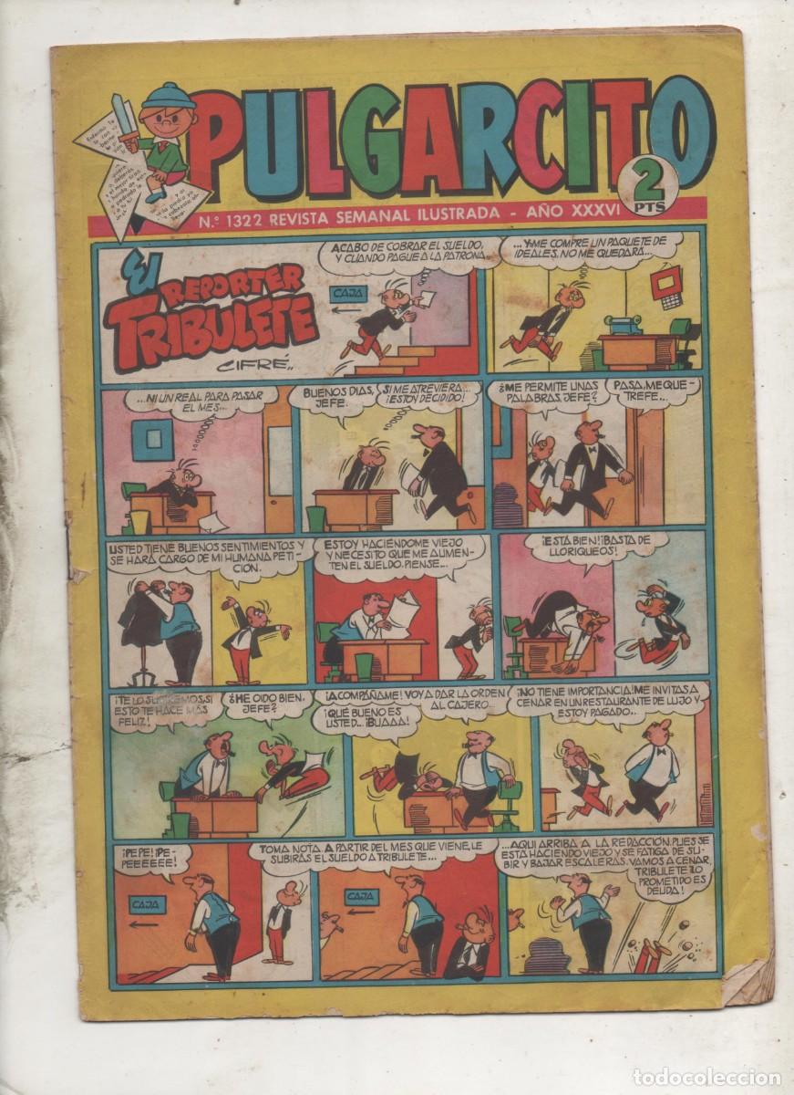 Tebeos: PULGARCITO N&ordm; 1322 -BRUGUERA