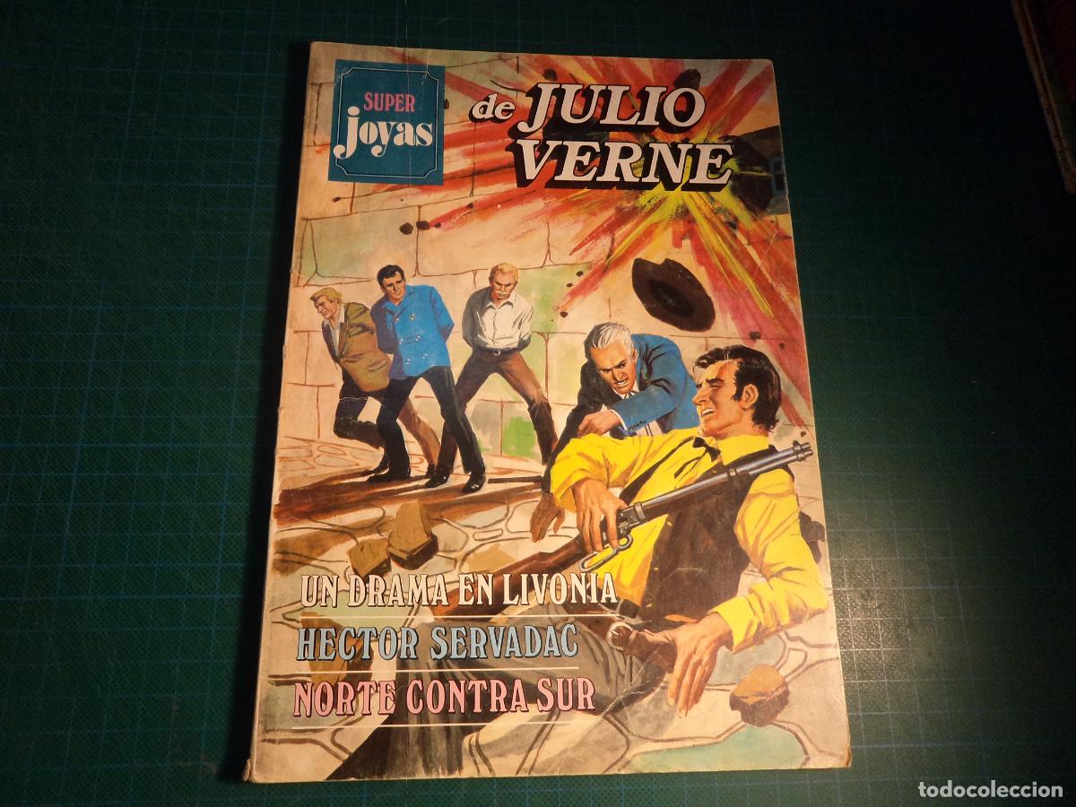 Tebeos: Super Joyas. N&ordm; 13. Julio Verne. Bruguera 1&ordf; edicion.