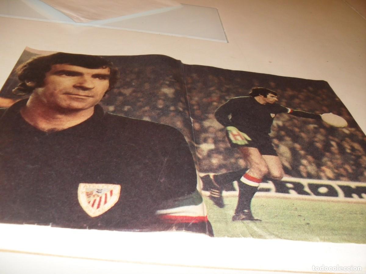 Tebeos: (REF 92)BELLO POSTER DE JOSE ANGEL IRIBAR,DEL ATLETIC DE BILBAO.BRUGUERA,A&Ntilde;OS 80