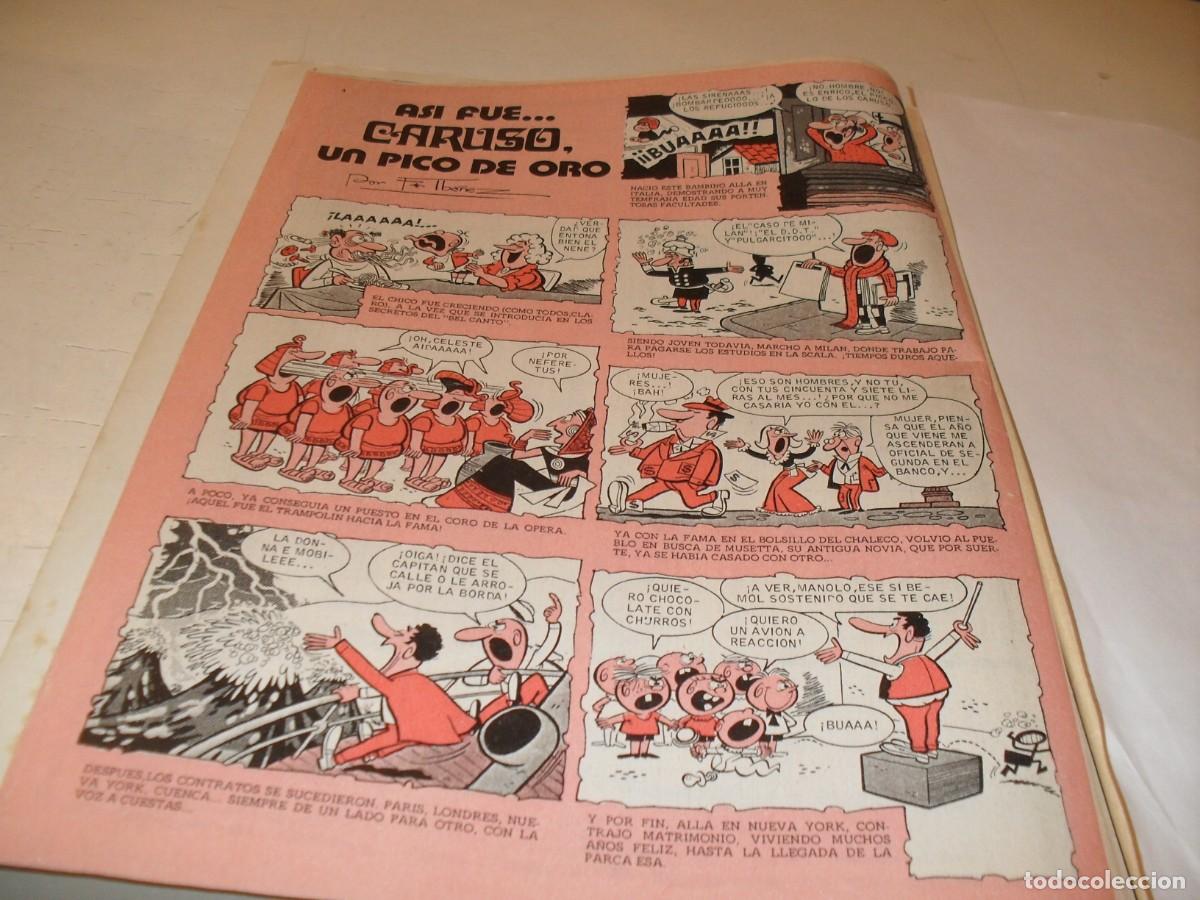 Tebeos: (REF 92).LAMINA HUMORISTICA,ASI FUE CARUSO,DE IBA&Ntilde;EZ+DON GASPAR.BRUGUERA,A&Ntilde;OS 70
