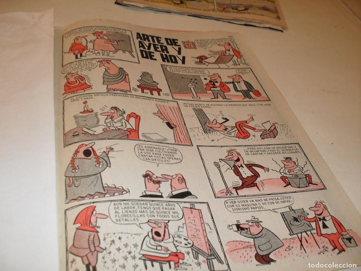 Tebeos: (REF 92).EN 4 PAGINAS ARTE DE AYER Y HOY,DE CONTI+GORDITO RELLENO.BRUGUERA,A&Ntilde;OS 70