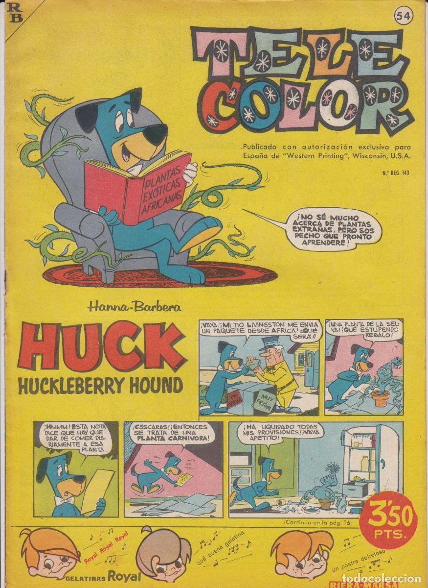 Tebeos: TELE COLOR NUM. 54 3,50 PTAS --SOLICITE LOS N&Uacute;MEROS QUE LE FALTEN --