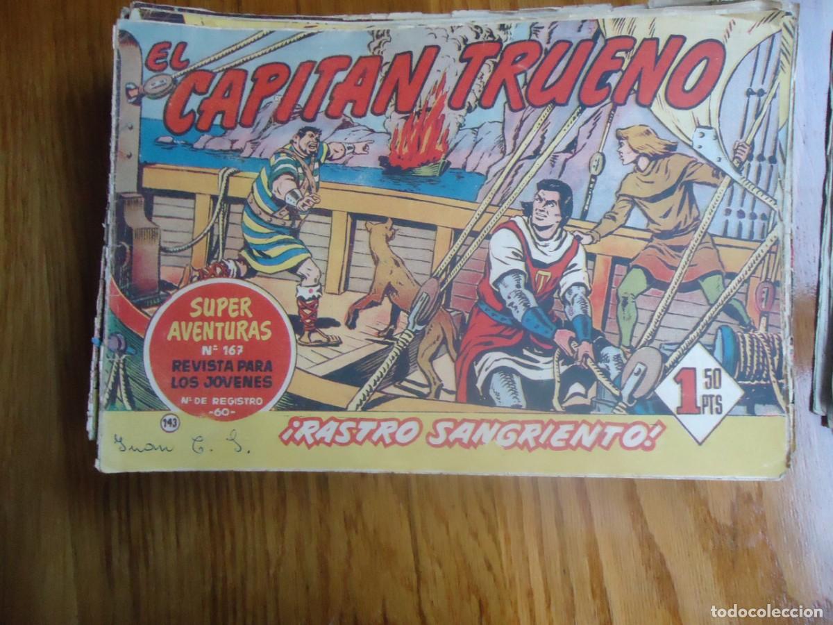 Tebeos: EL CAPITAN TRUENO N&ordm; 143, rastro sangriento