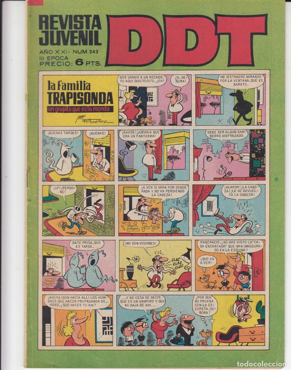 Tebeos: DDT NUM . 243 6 PTAS --SOLICITE LOS N&Uacute;MEROS QUE LE FALTEN --