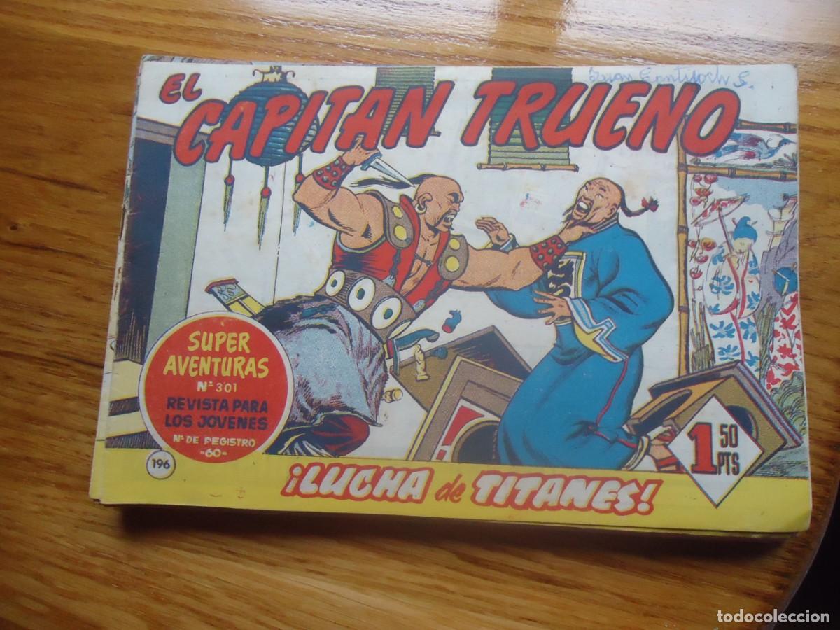 Tebeos: EL CAPITAN TRUENO N&ordm; 196, LUCHA DE TITANES