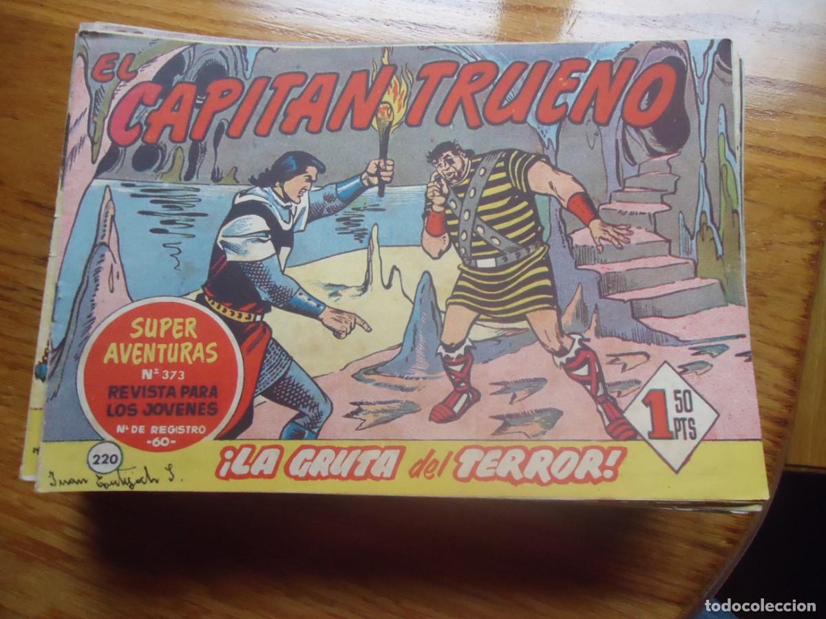 Tebeos: EL CAPITAN TRUENO N&ordm; 220, LA GRUTA DEL TERROR