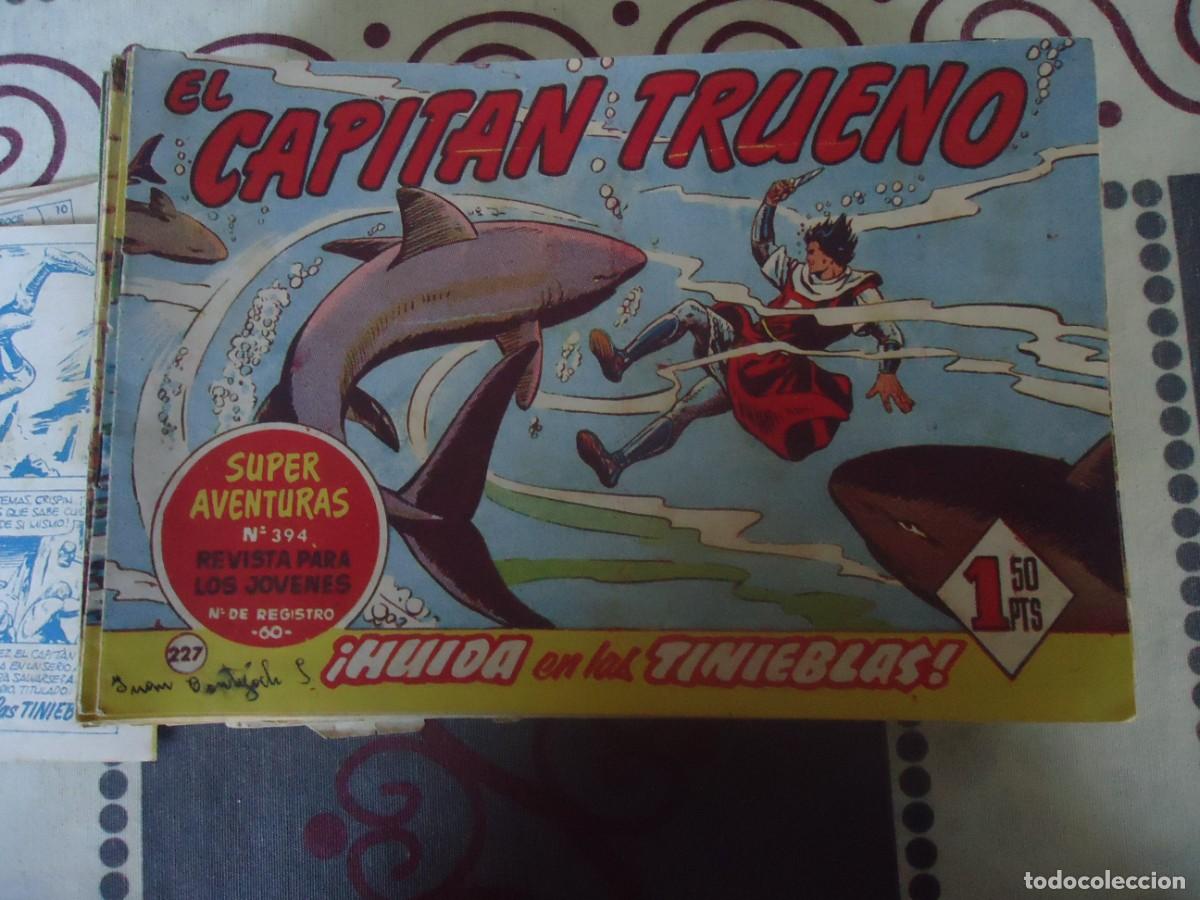 Tebeos: EL CAPITAN TRUENO N&ordm; 227, HUIDA EN LAS TINIEBLAS