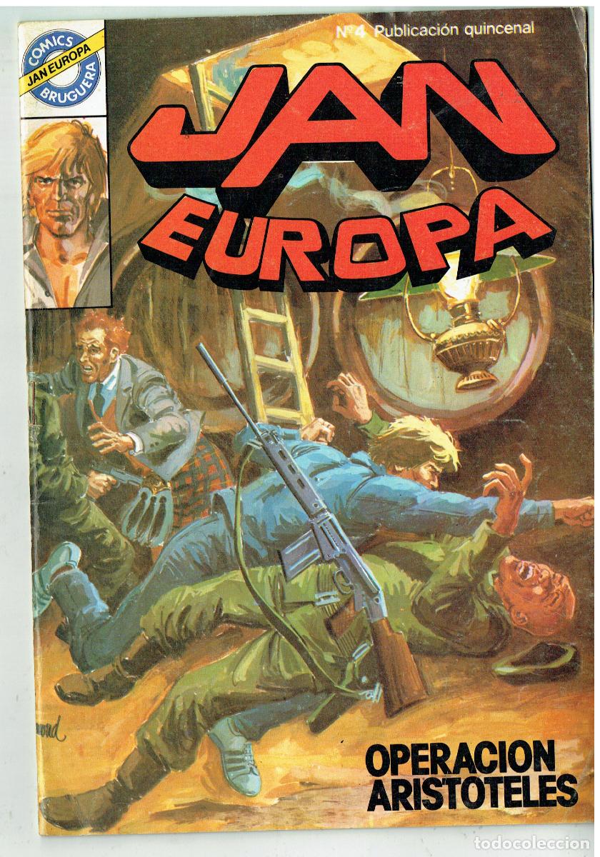 Tebeos: JAN EUROPA. N&ordm; 4. OPERACI&Oacute;N ARIST&Oacute;TELES. COMICS BRUGUERA.(B/48.3 RUM)