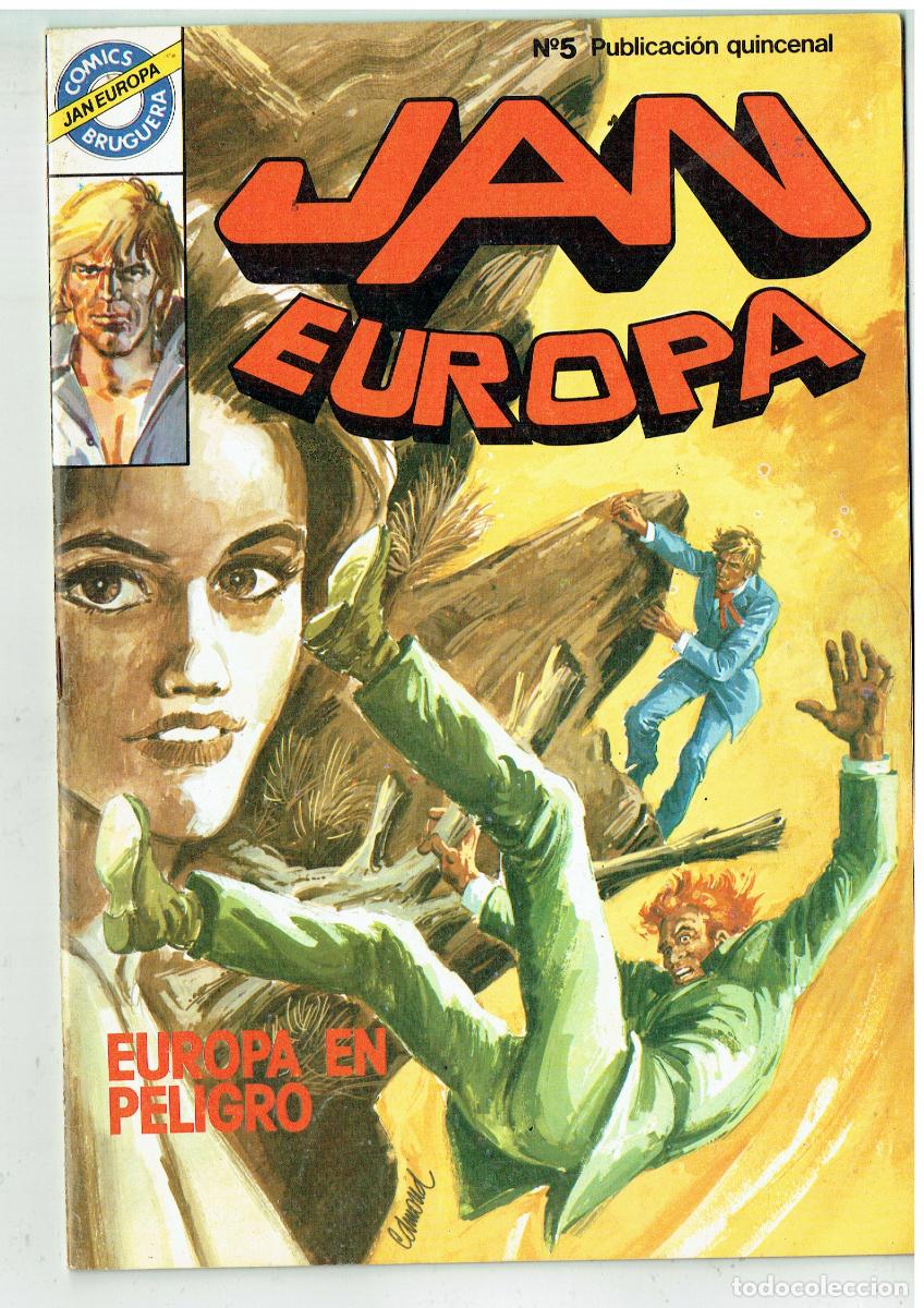 Tebeos: JAN EUROPA. N&ordm; 5. EUROPA EN PELIGRO. COMICS BRUGUERA.(B/48.3 RUM)