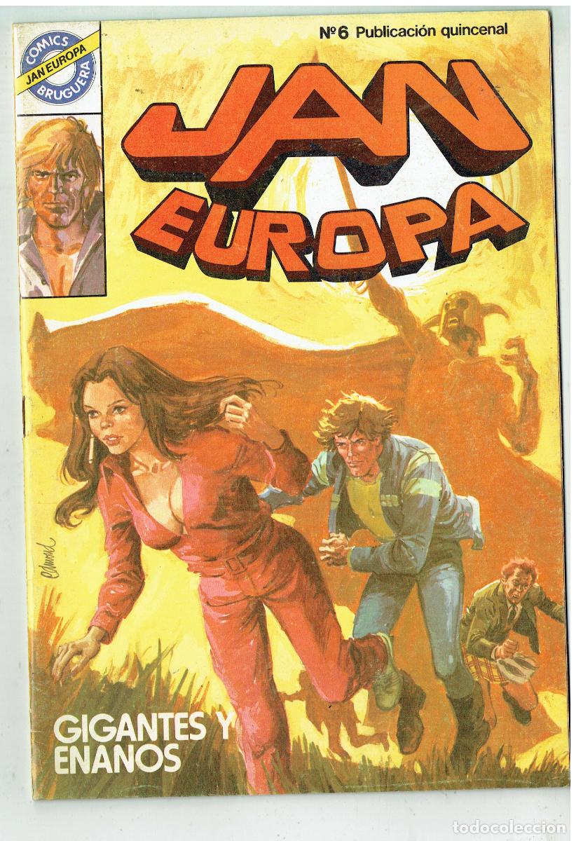 Tebeos: JAN EUROPA. N&ordm; 6. GIGANTES Y ENANOS. COMICS BRUGUERA.(B/48.3 RUM)