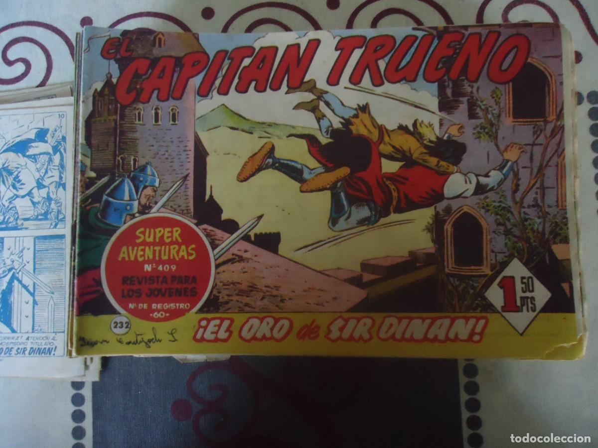 Tebeos: EL CAPITAN TRUENO N&ordm; 232, el oro de sir dinan