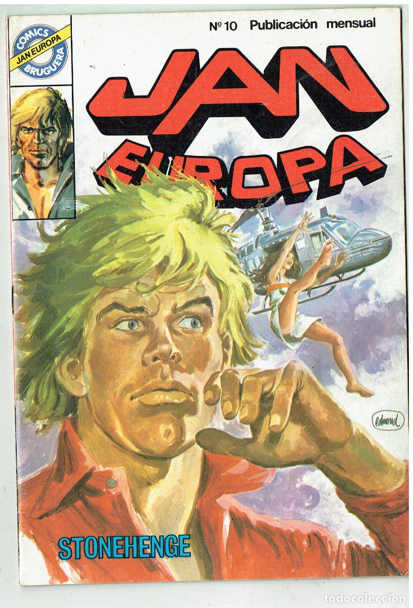 Tebeos: JAN EUROPA. N&ordm; 10. STONEHENGE. COMICS BRUGUERA.(B/48.3 RUM)