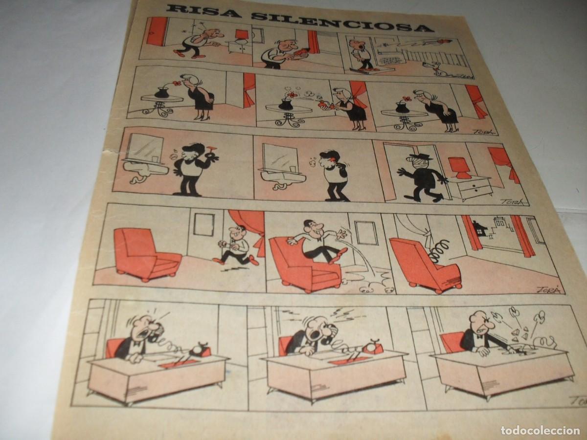 Tebeos: (REF 92).LAMINA HUMORISTICA RISA SILENCIOSA,DE TORA,CARPANTA,DE ESCOBAR.BRUGUERA,1967