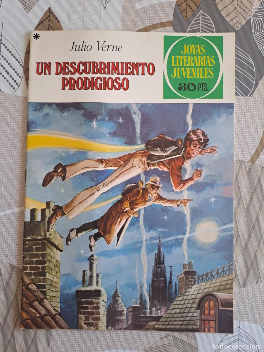 Tebeos: Joyas literarias 194, un descubrimiento prodigioso, primera edici&oacute;n, Bruguera en muy buen estado