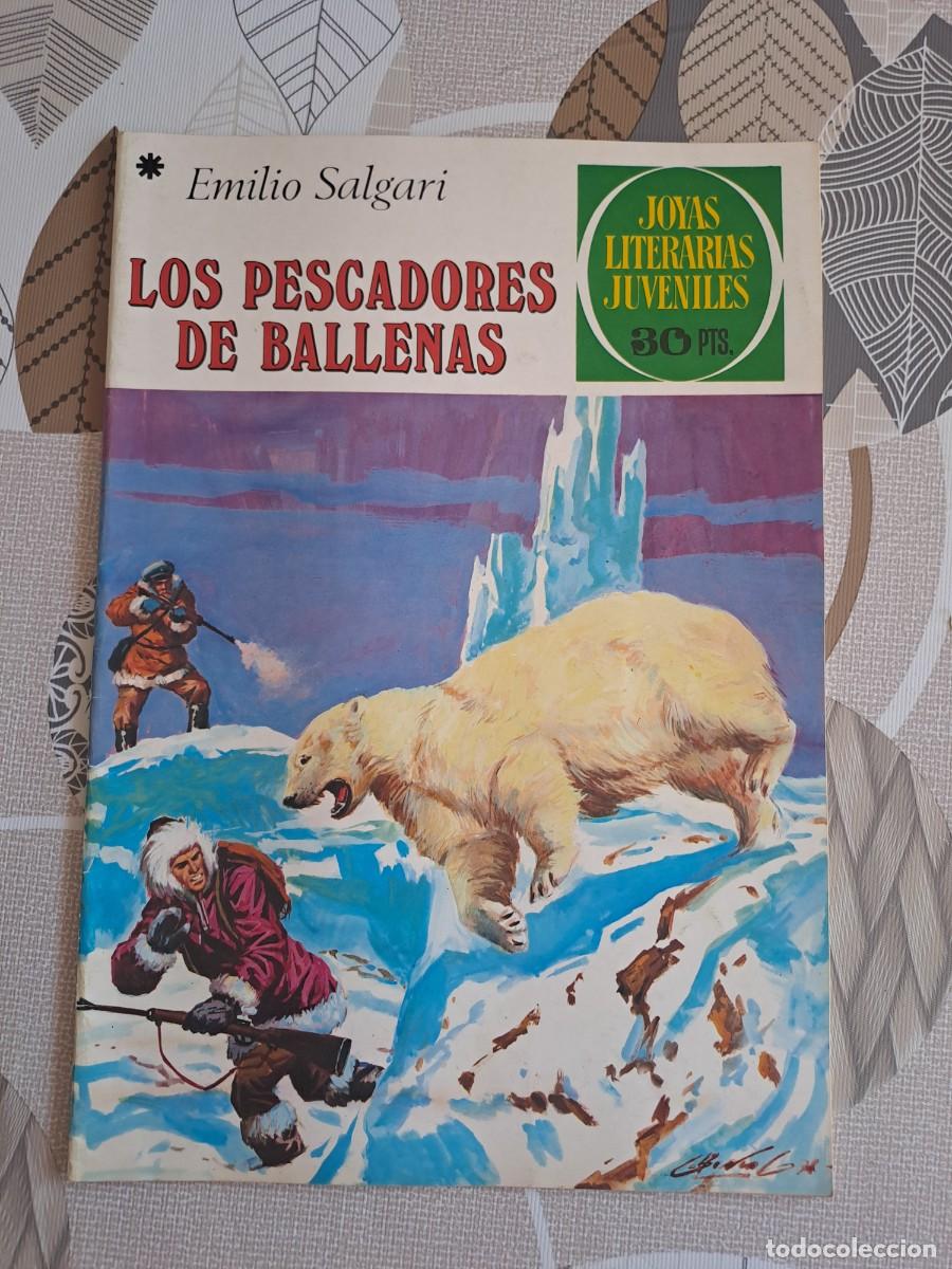 Tebeos: Joyas literarias 189, los pescadores de ballenas, primera edici&oacute;n, Bruguera en muy buen estado