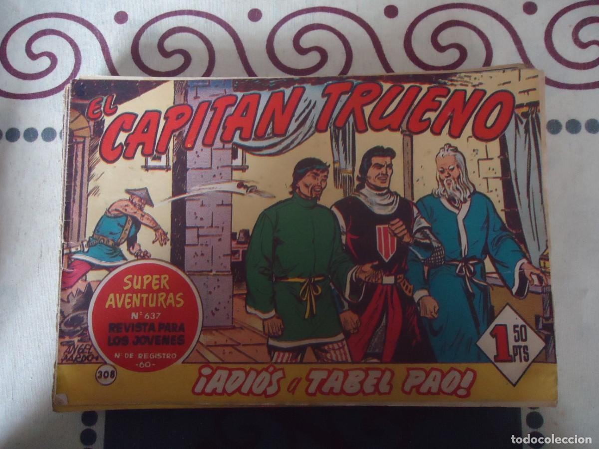 Tebeos: EL CAPITAN TRUENO N&ordm; 308, ADIOS A TABEL PAO