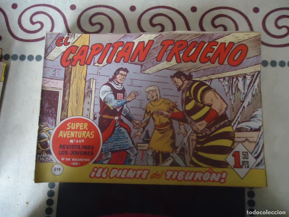 Tebeos: EL CAPITAN TRUENO N&ordm; 319, EL DIENTE DEL TIBURON