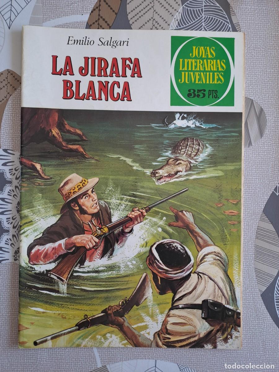 Tebeos: Joyas literarias 204, la jirafa blanca, primera edici&oacute;n, Bruguera en muy buen estado