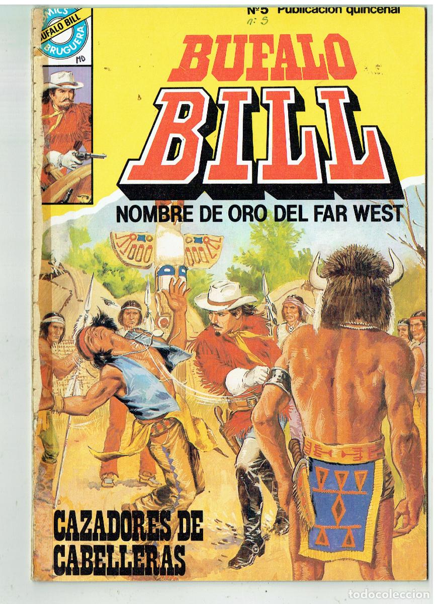 Tebeos: BUFALO BILL. N&ordm; 5. CAZADORES DE CABELLERAS. COMICS BRUGUERA. (B/48.3 RUM)