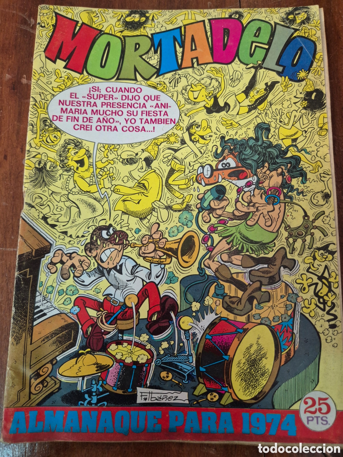 Tebeos: MORTADELO ALMANAQUE PARA 1974