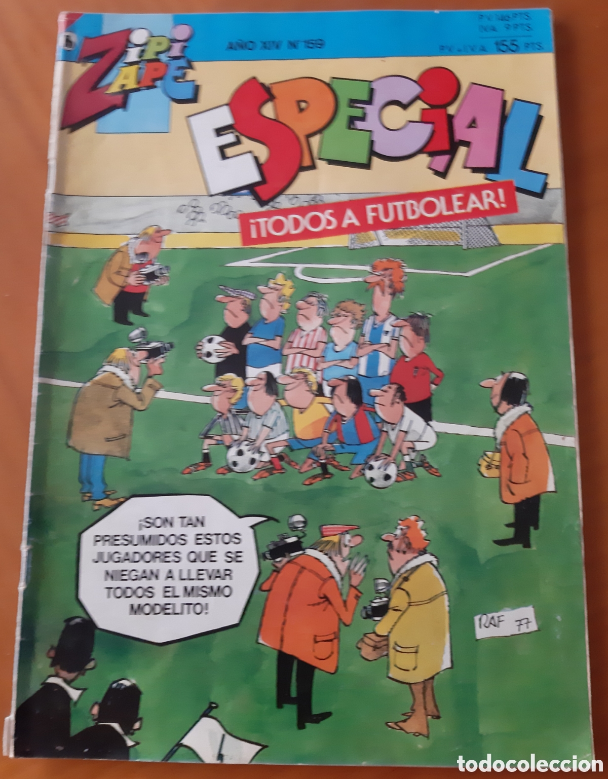 Tebeos: C&oacute;mic Zipi Zape especial Todos a Futbolear. Bruguera. N&uacute;mero 159
