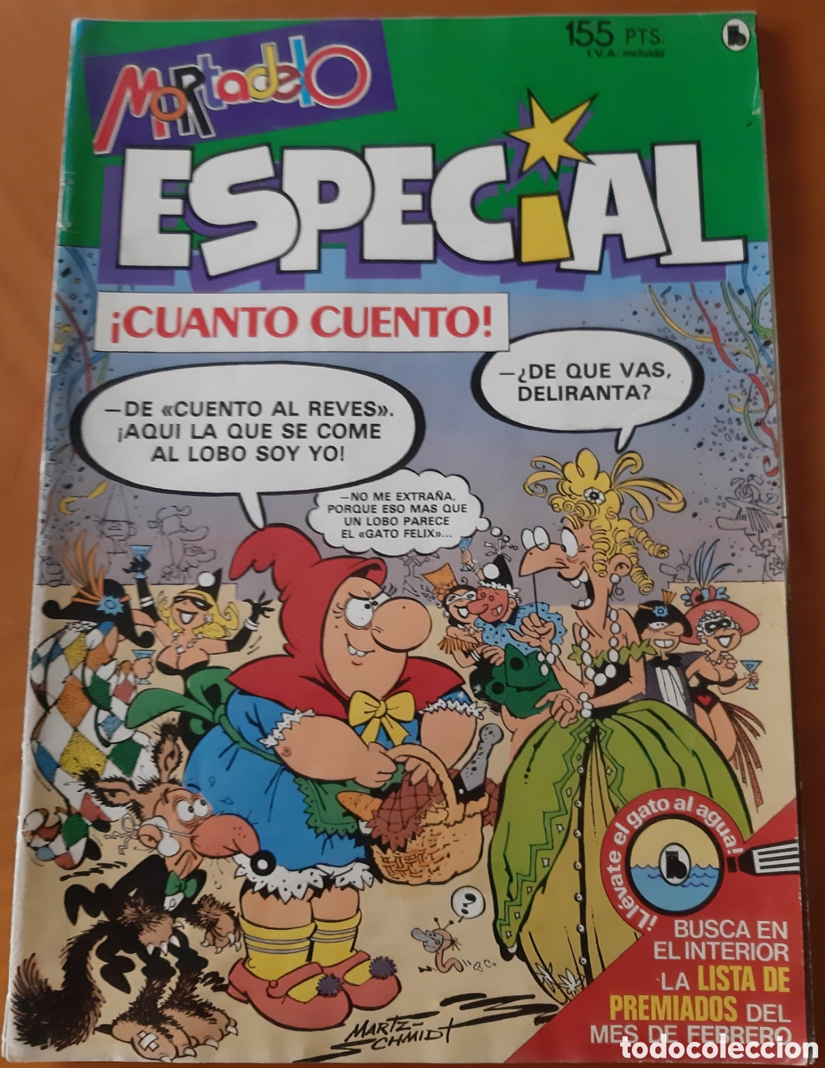 Tebeos: C&oacute;mic Mortadelo Especial &iexcl;Cuanto Cuento! Bruguera. N&uacute;mero 206