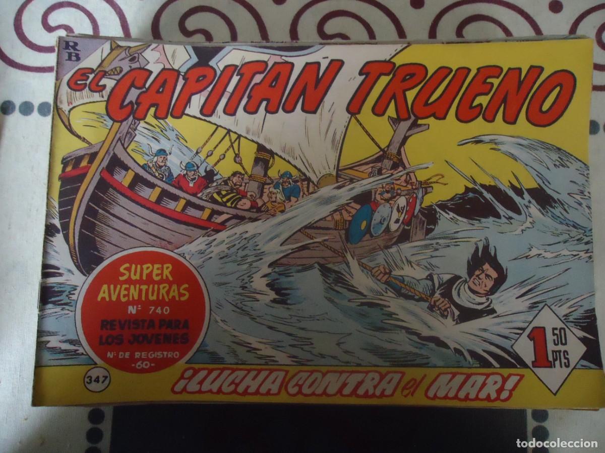 Tebeos: EL CAPITAN TRUENO N&ordm; 347, lucha contra el mar