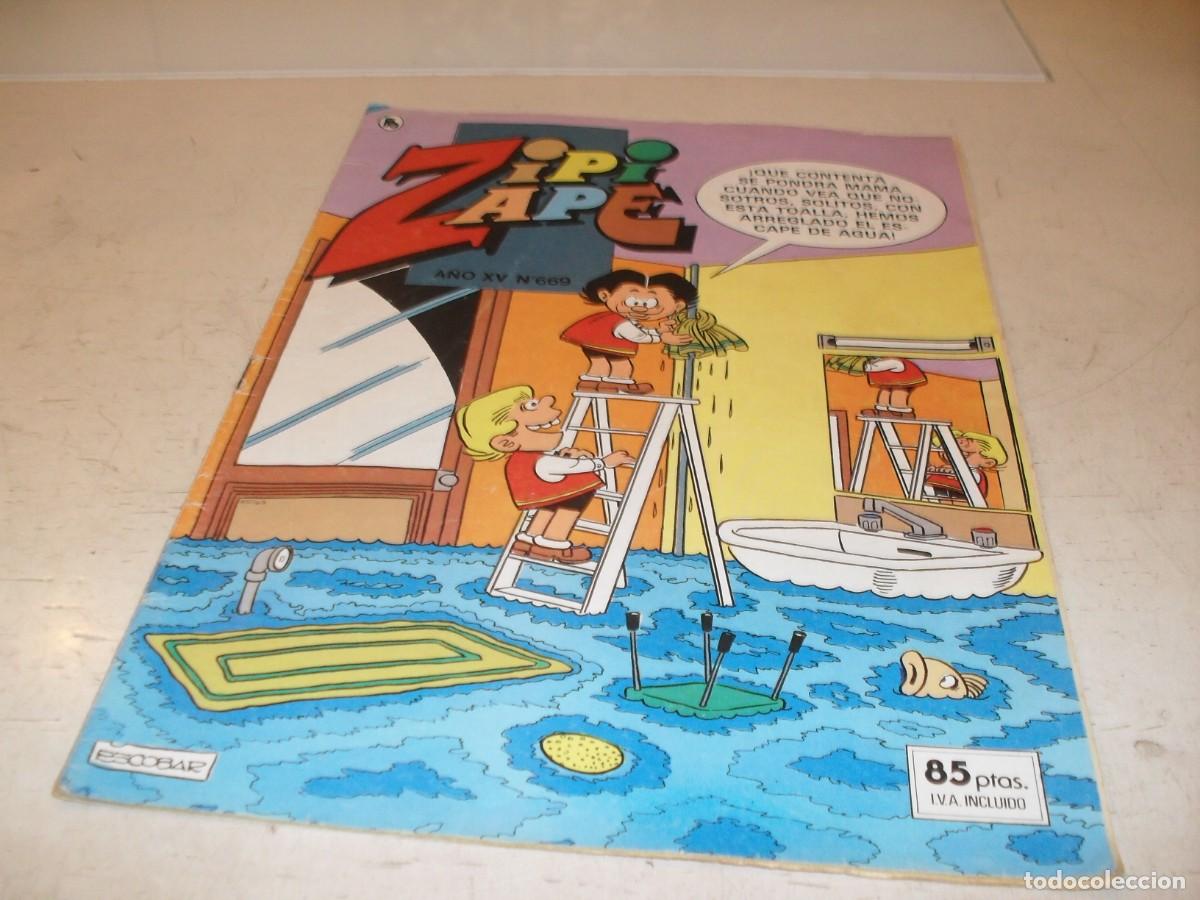 Livros de Banda Desenhada: ZIPI Y ZAPE N&ordm; 669,CON LOS COLEGIOS NOS VISITAN,ULTIMOS N&ordm;,DE 673.BRUGUERA,1972