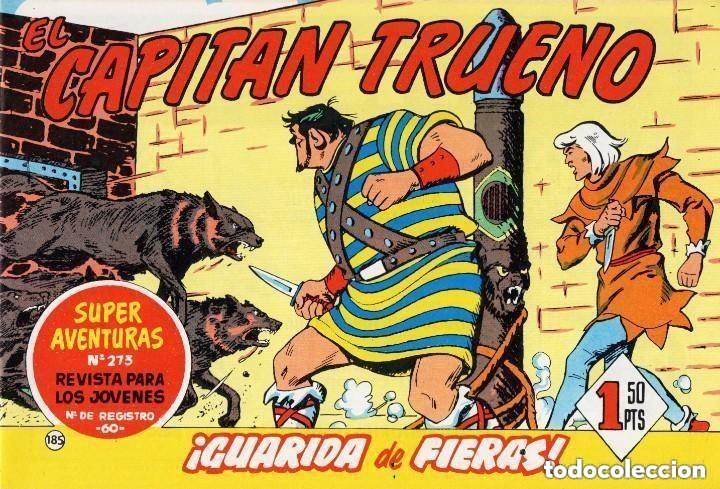 Giornalini: EL CAPITAN TRUENO N&ordm; 185 (FACSIMIL) - BRUGUERA - MUY BUEN ESTADO - OFM16