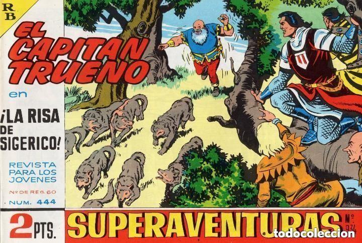 Giornalini: EL CAPITAN TRUENO N&ordm; 444 (FACSIMIL) - BRUGUERA - MUY BUEN ESTADO - OFM16