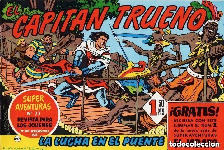 Giornalini: EL CAPITAN TRUENO N&ordm; 107 (FACSIMIL) - BRUGUERA - MUY BUEN ESTADO - OFM16