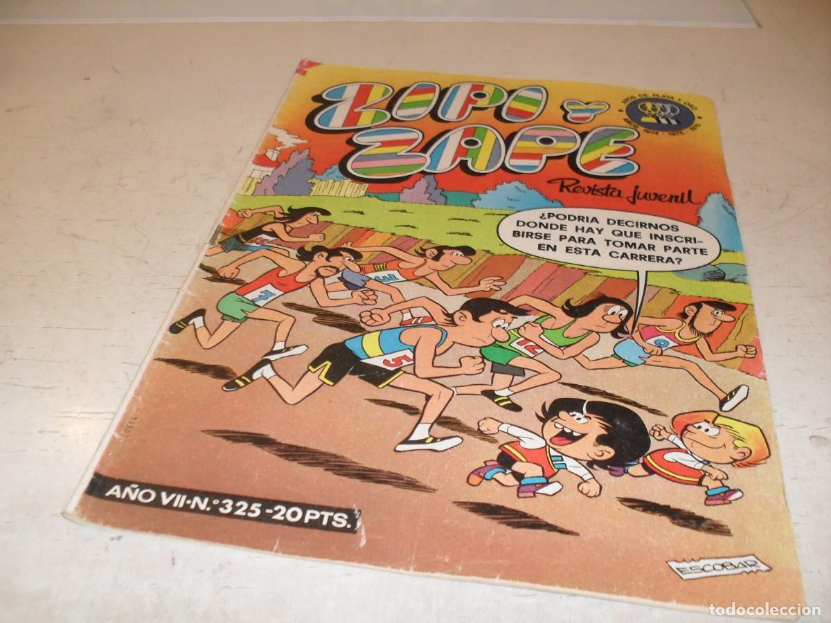 Tebeos: ZIPI Y ZAPE N&ordm; 325,CON LA AVENTURA EL SPRAY MAGICO,DE 673.BRUGUERA,1972