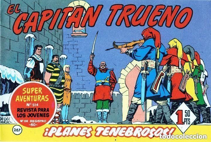 Giornalini: EL CAPITAN TRUENO N&ordm; 267 (FACSIMIL) - BRUGUERA - MUY BUEN ESTADO - OFM16